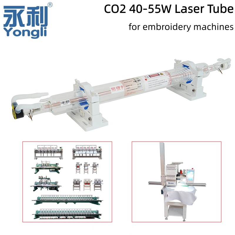 Embroidery Youtube - ブルータイムズ 40-48W CO2レーザー管 CO2ガラスレーザー管 直径50mm 720mm