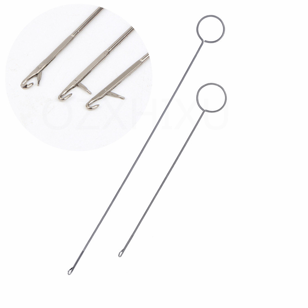 Embroidery Youtube - 1/2個入り金属製縫製ループターナーフック5BB5826、布管、ストラップ、ベルト、ストリップの反転用、手作りDIY縫製ツールアクセサリー