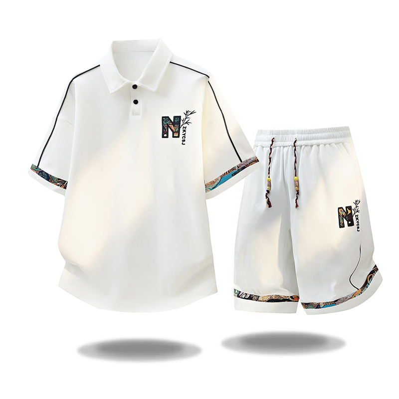 新しい夏のファッショントレンディなアウトドアスポーツ半袖Tシ - Embroidery Men Shirt のレビューと価格