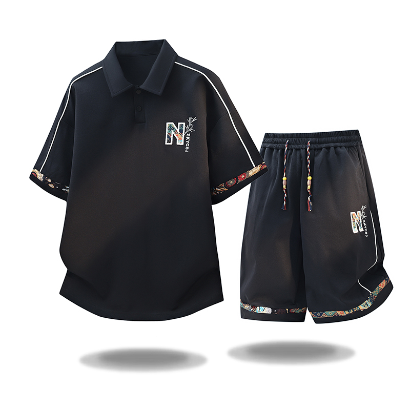 新しい夏のファッショントレンディなアウトドアスポーツ半袖Tシ - Embroidery Men Shirt のレビューと価格