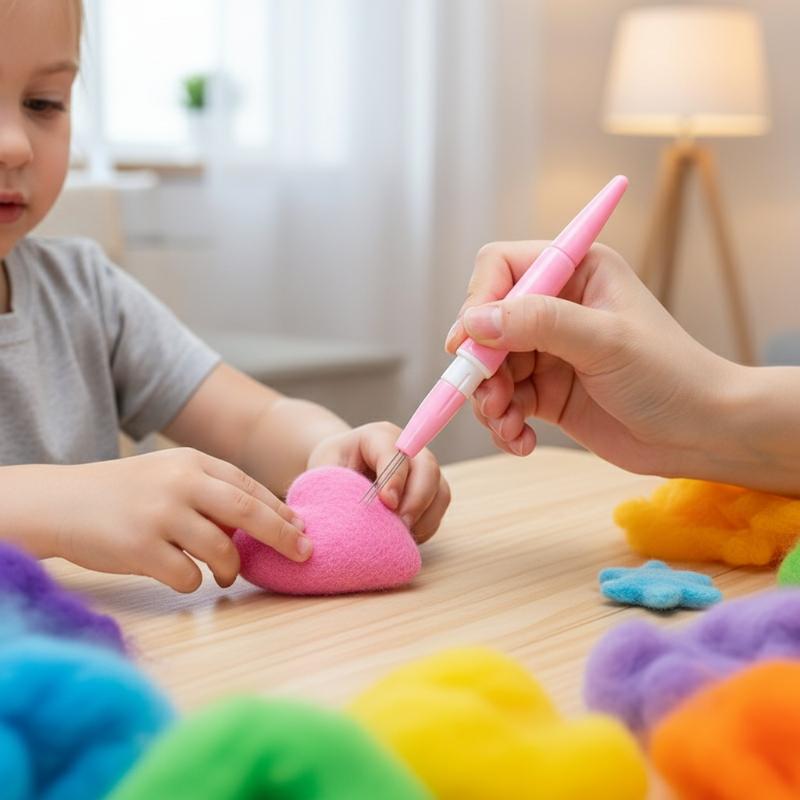 DIY ウールフェルトツール ニードルペン 交換用針7本付き - Embroidery Studio のレビューと価格