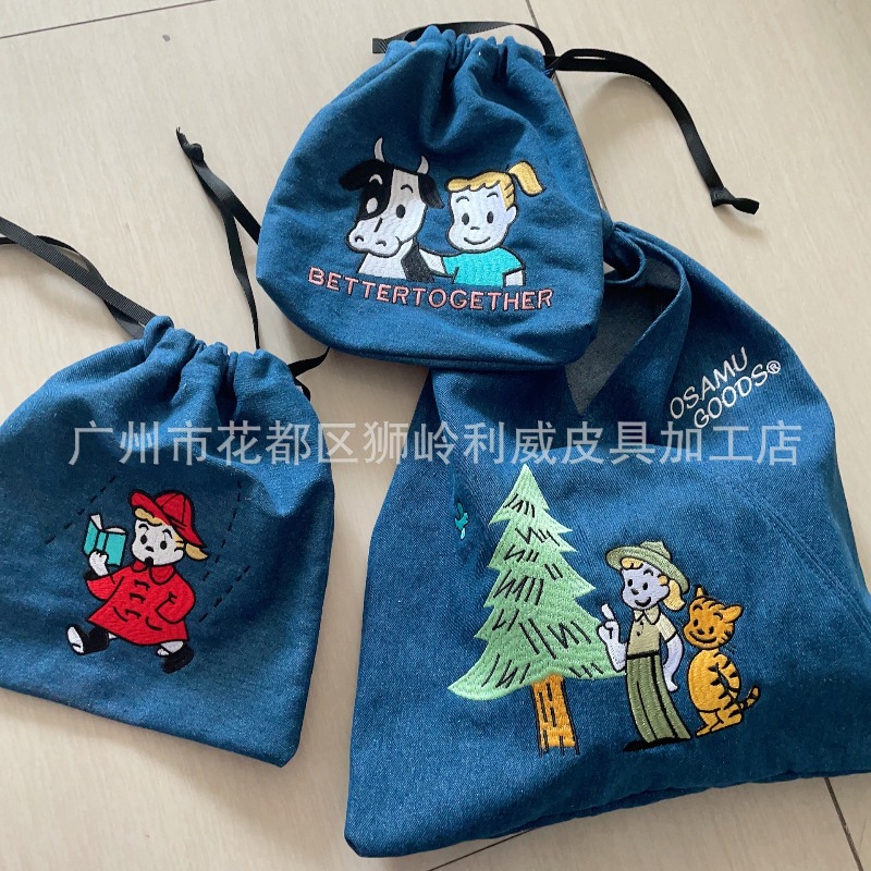 ホット OSAMU グッズシリーズファッション刺繍ハンドバッ - Embroidery Gift のレビューと価格