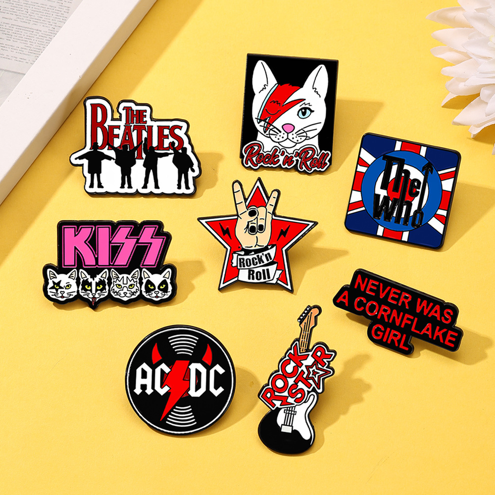 KISS ロックバンド ポップミュージック ロゴバッジ ロッ - Embroidery Kiss のレビューと価格