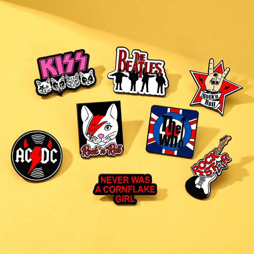 KISS ロックバンド ポップミュージック ロゴバッジ ロッ - Embroidery Kiss のレビューと価格