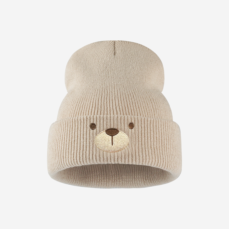ファッショナブルで可愛い幼児用（1〜3歳）カフ付きニットビー - Embroidery Gift のレビューと価格