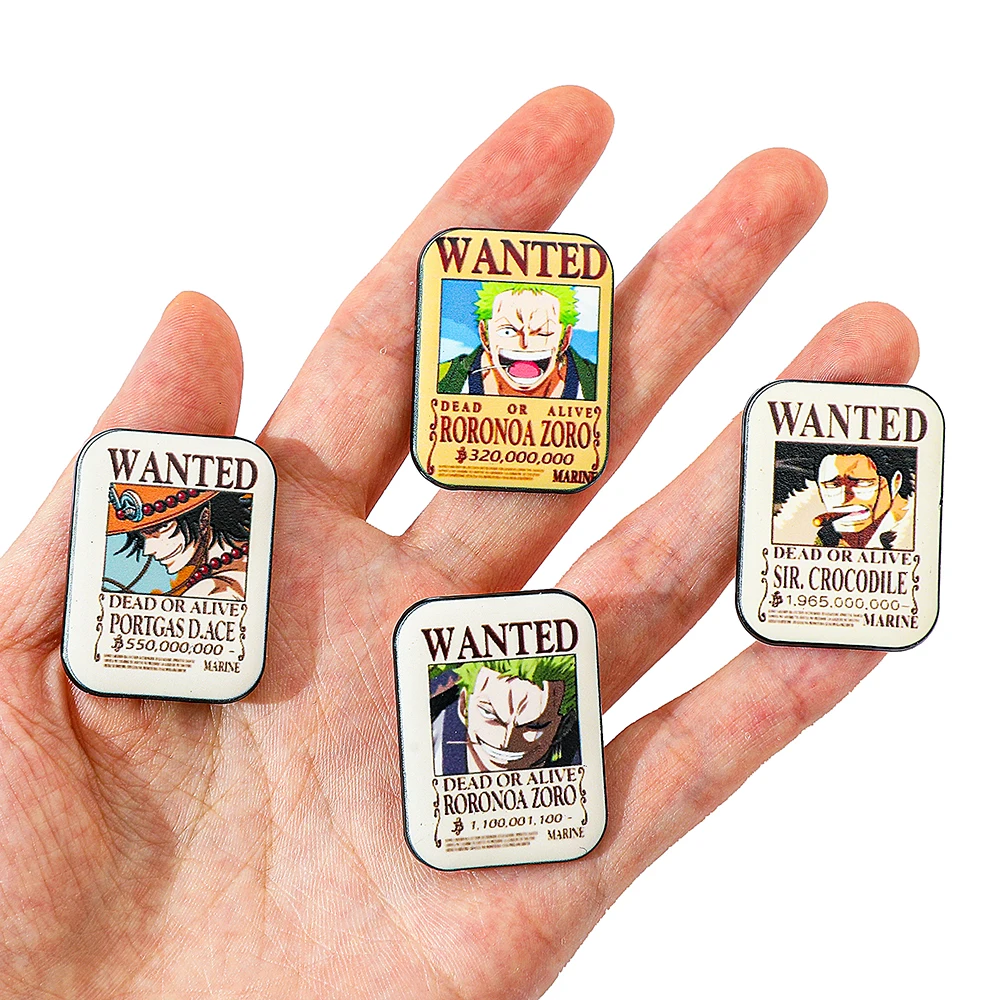 4個セット ワンピース アニメ ブローチ エース ゾロ クリ - Embroidery Reddit のレビューと価格