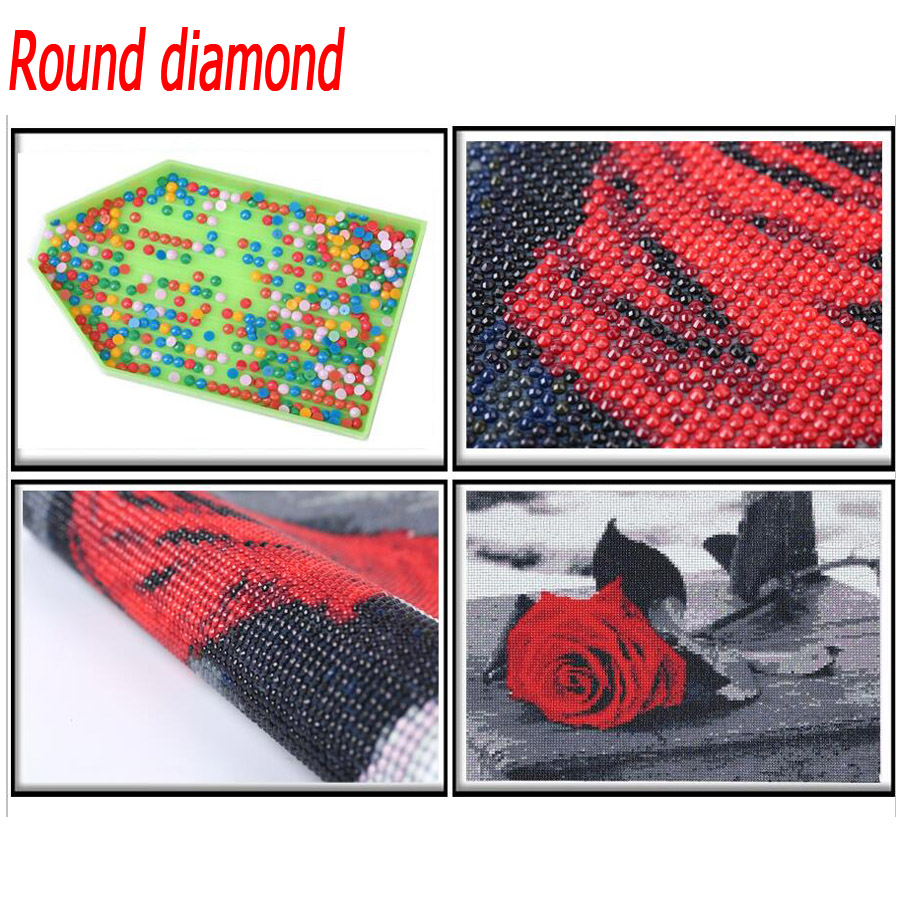 カップルのための5DDIYダイヤモンド絵画,刺繍された肖像画 - Embroidery Kiss のレビューと価格