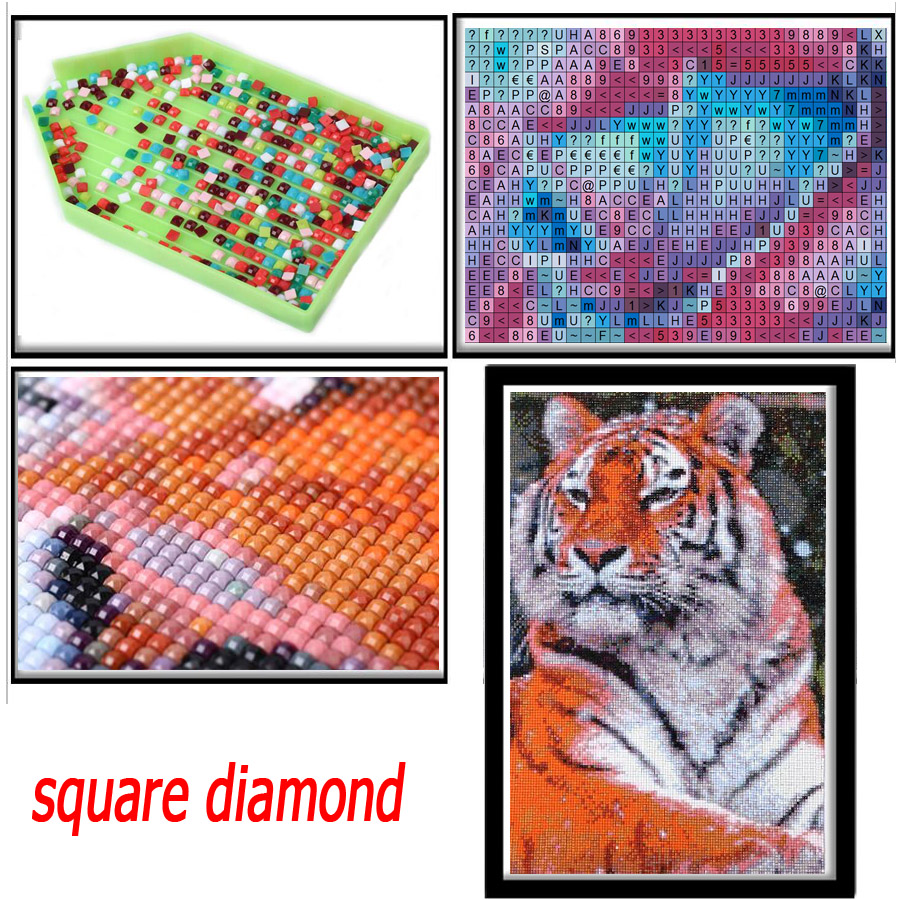 カップルのための5DDIYダイヤモンド絵画,刺繍された肖像画 - Embroidery Kiss のレビューと価格
