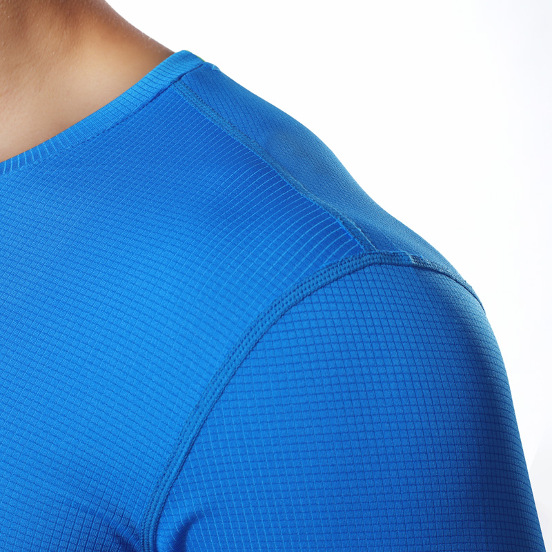 速乾性のある長袖スポーツTシャツ、カスタムロゴプリント入り、 - Embroidery Men Shirt のレビューと価格