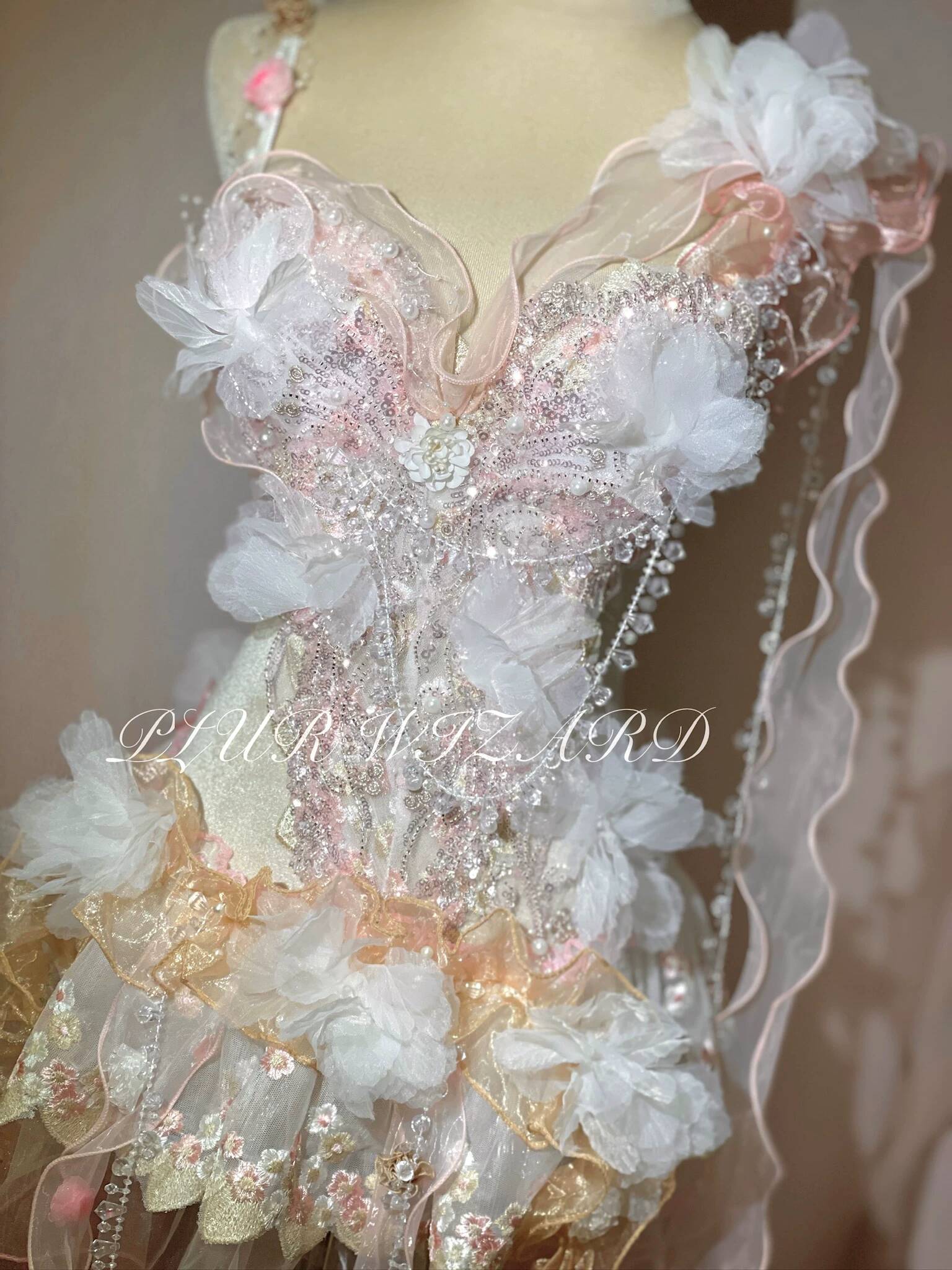 甘いパーソナライズされた花柄刺繍セクシーなビキニパフォーマン - Embroidery Dress のレビューと価格