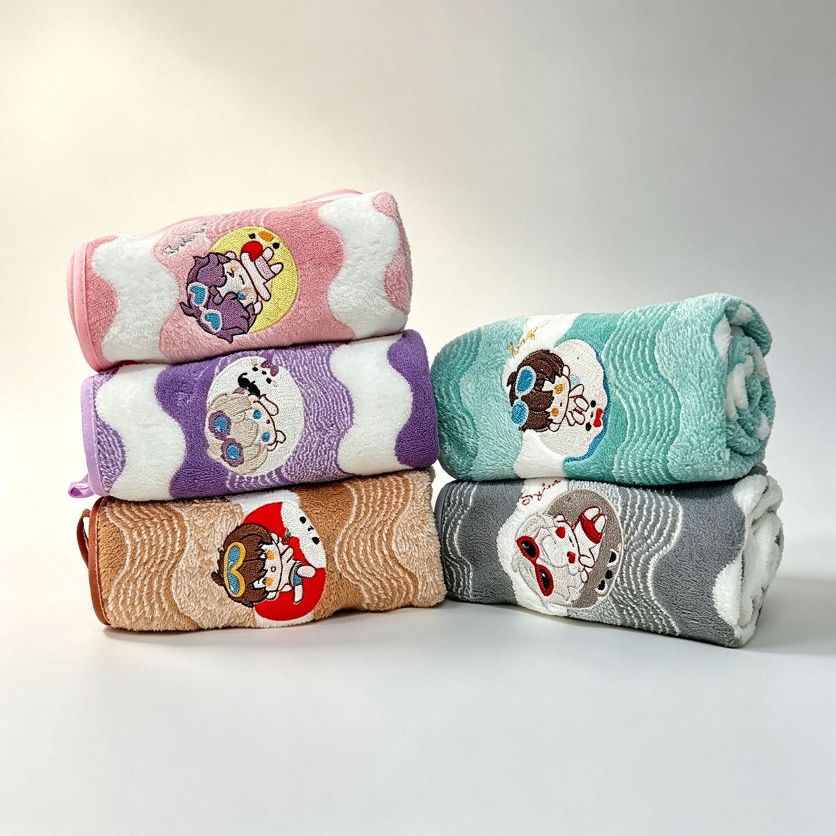 アニメ「ラブアンドディープスペース」コーラルフリースハンドタ - Embroidery Gift のレビューと価格