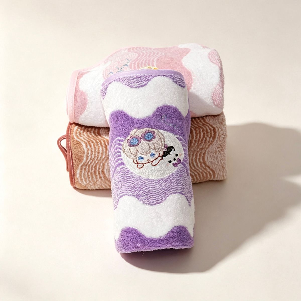 アニメ「ラブアンドディープスペース」コーラルフリースハンドタ - Embroidery Gift のレビューと価格