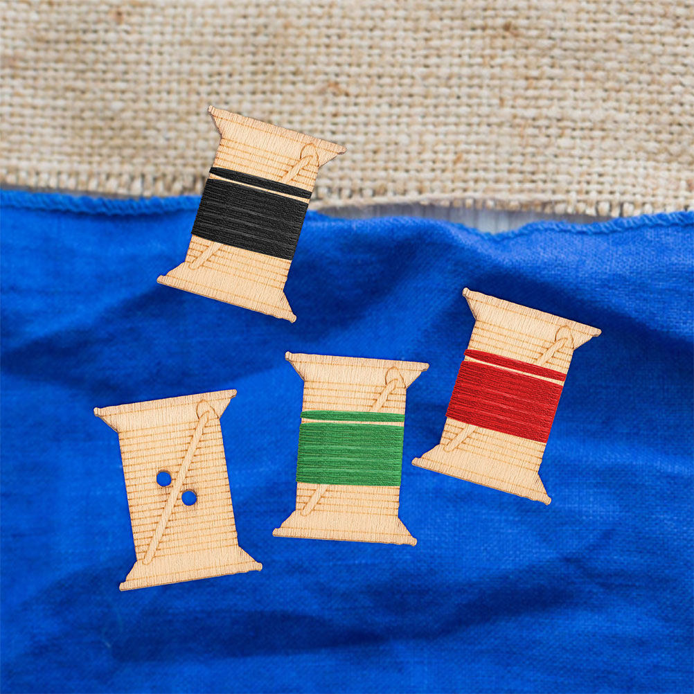 100個入り 木製刺繍糸ボビン 糸巻きカード 天然素朴な巻き - Embroidery Stitches のレビューと価格