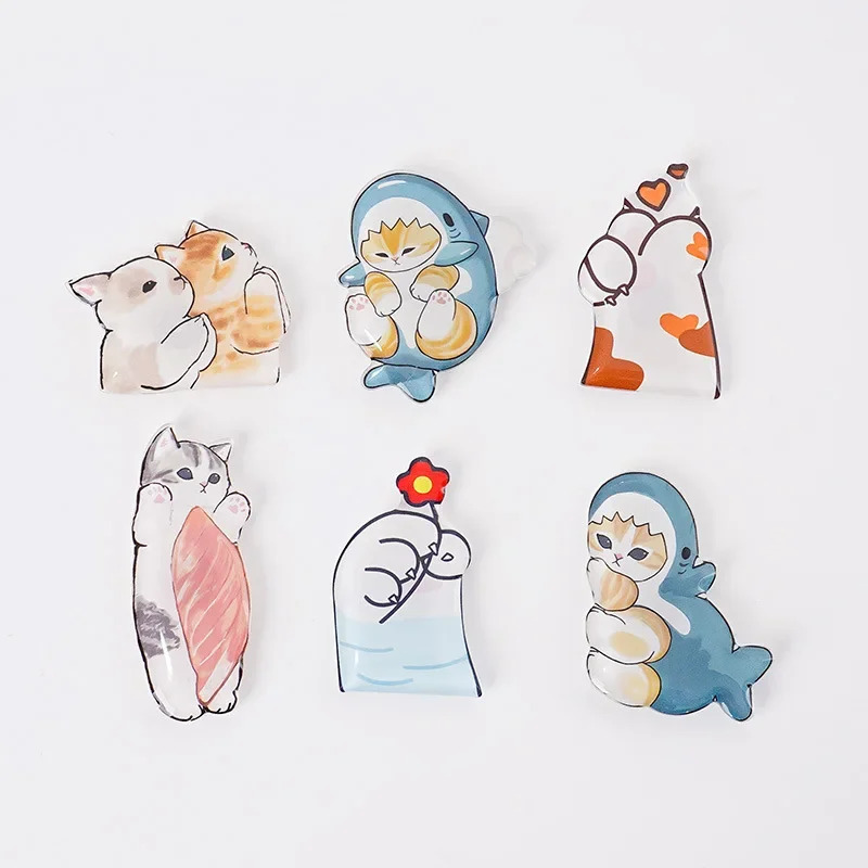 かわいい猫のアクリル針、1本、磁気ミシン糸、針管、クロスステ - Embroidery Youtube のレビューと価格