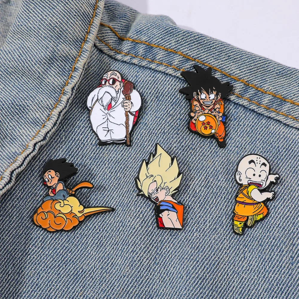 5個入り クラシック人気アニメブローチ ​ 孫悟飯クリエイテ - Embroidery Reddit のレビューと価格