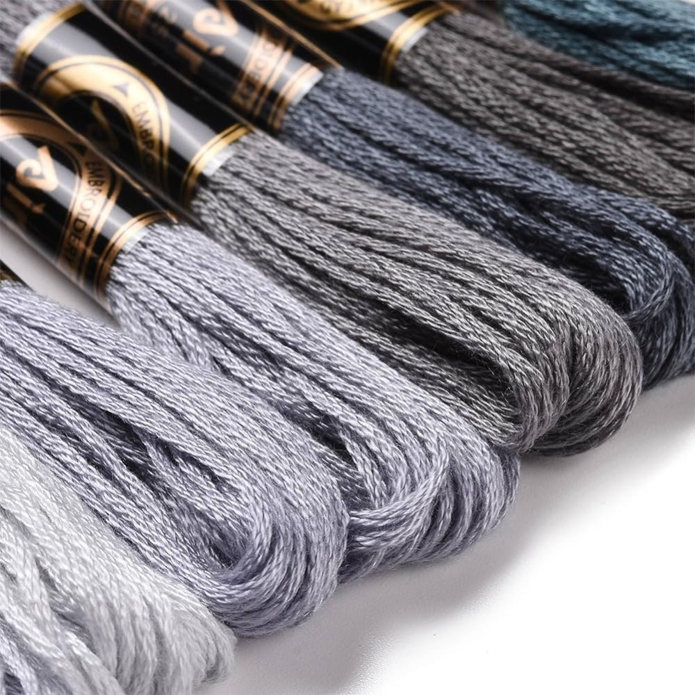 8かせ70ヤードグレーフレンドシップブレスレットストリング刺 - Embroidery Stitches のレビューと価格
