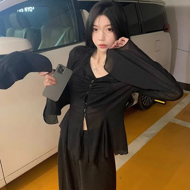 シアーフレアスリーブブラウス - Y2K フェアリースイート - Embroidery Blouse のレビューと価格