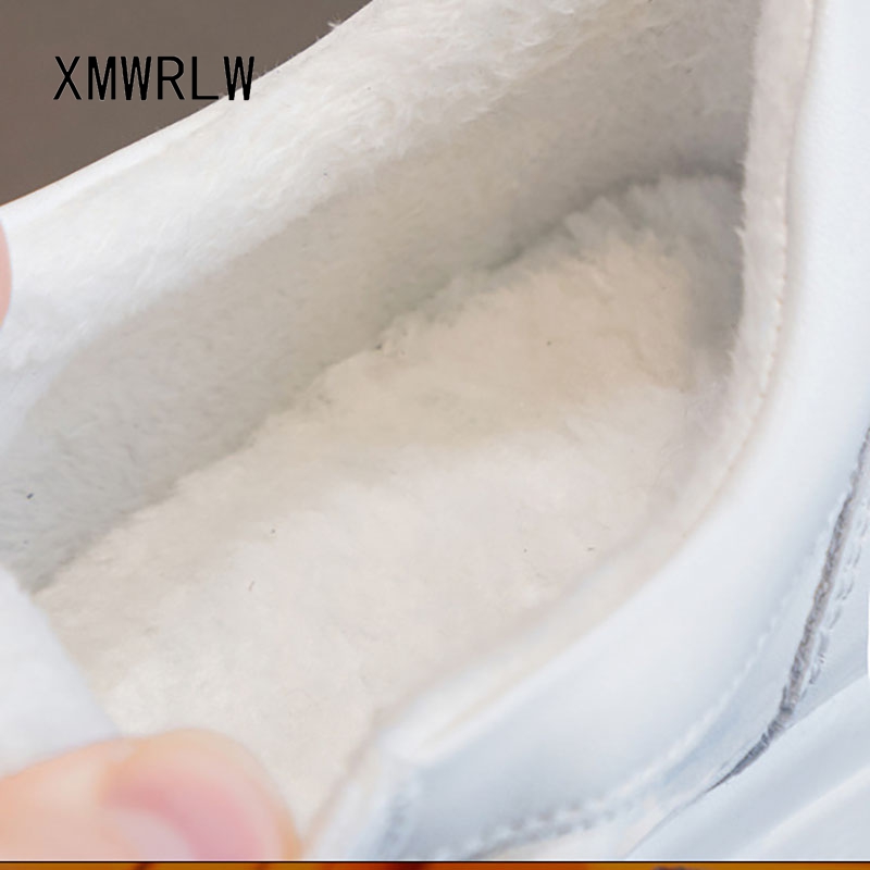 XMWRLW 女性の秋冬の靴本革隠しヒール女性の冬の靴黒、白 - Embroidery White のレビューと価格
