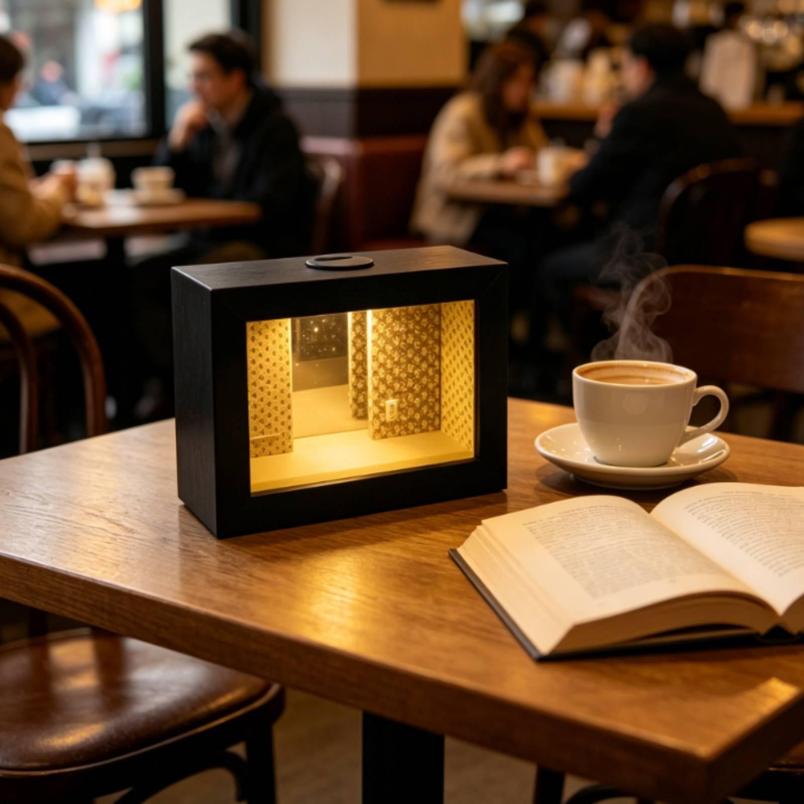 木製シャドウボックス無限鏡フレーム、ガラス前面付きミラーディ - Frame Display Wood のレビューと価格