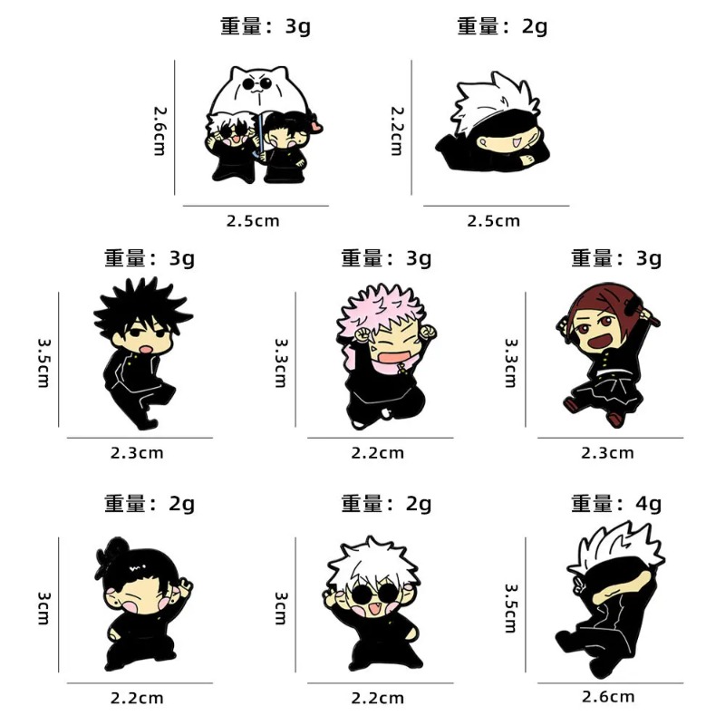 8個セット アニメ イタドリ・ユウジ エナメルピンセット 漫 - Embroidery Reddit のレビューと価格
