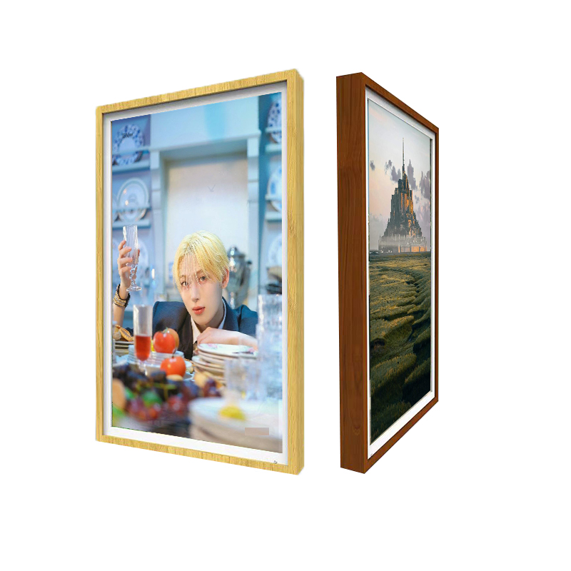 卸売デジタルフォトフレーム 4K IPSマットスクリーン 2 - Frame Display Wood のレビューと価格
