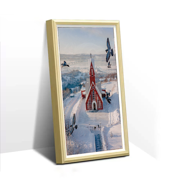 卸売デジタルフォトフレーム 4K IPSマットスクリーン 2 - Frame Display Wood のレビューと価格
