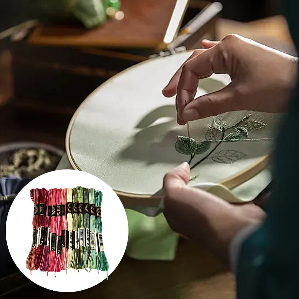 105ヤードステッチフロス刺繍糸6プライ多色フレンドシップス - Embroidery Stitches のレビューと価格