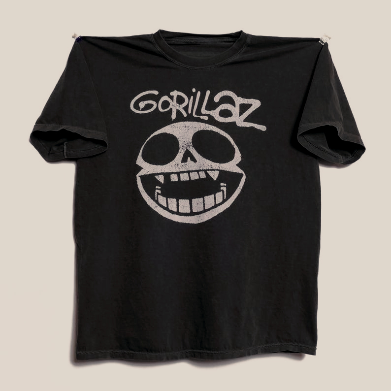 ゴリラズバンドプリント半袖 Tシャツ代替電子 EDM DJ  - Embroidery Studio のレビューと価格