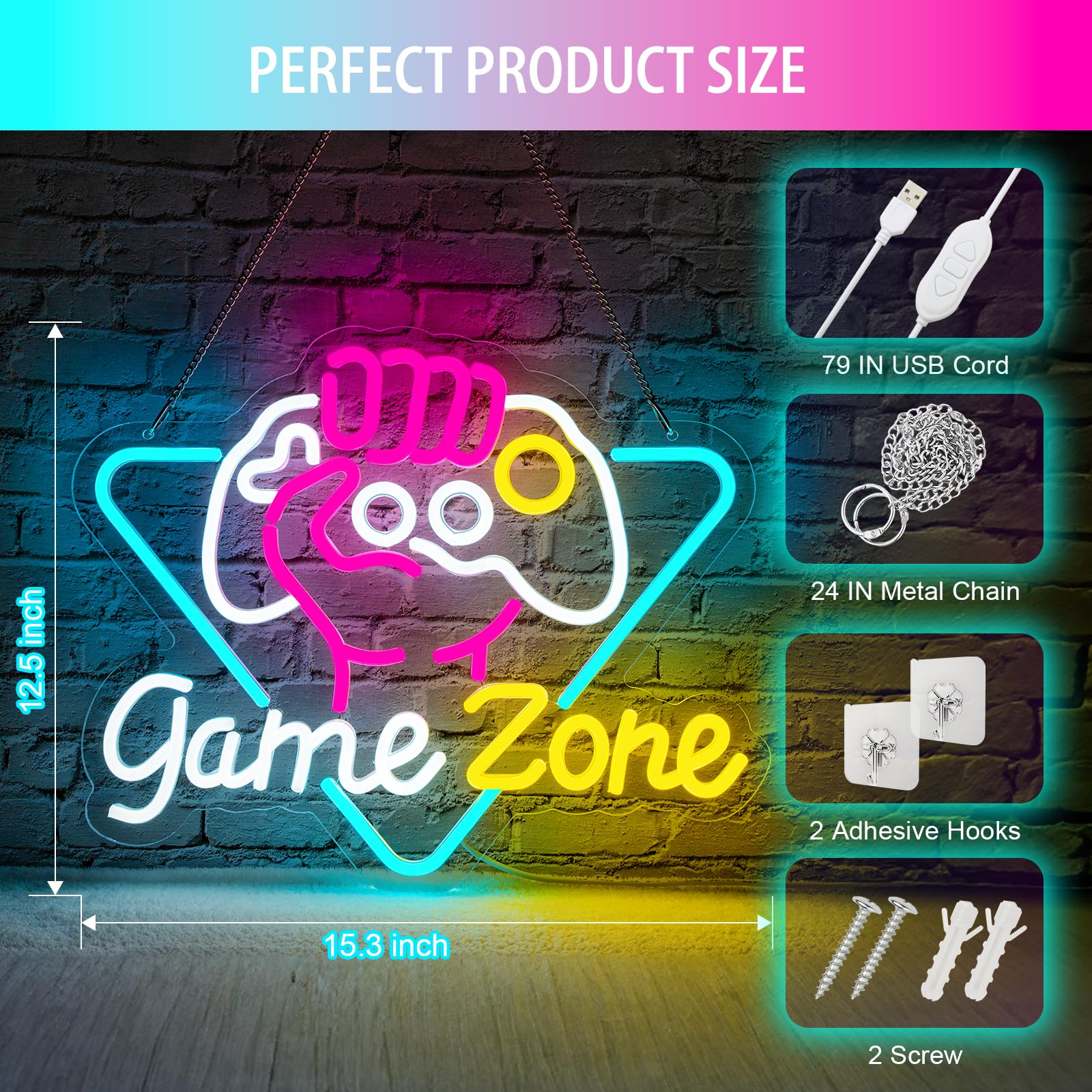 LEDネオンサイン,USB電源,アクリル照明,寝室,ベッドサ - Embroidery Studio のレビューと価格